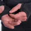 Obrázek SENSOR MERINO BOLD pánské triko dl.rukáv roll neck anthracite gray