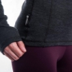 Obrázek SENSOR MERINO BOLD dámské triko dl.rukáv roll neck anthracite gray