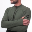 Obrázek SENSOR COOLMAX THERMO pánská mikina celozip černá/olive green