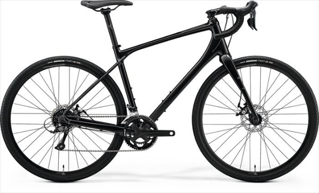 Obrázek MERIDA SILEX 200 Glossy 2023 Black(Matt Black)