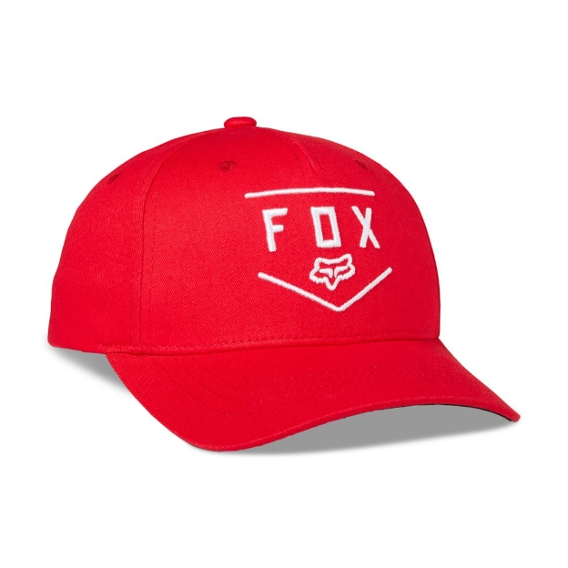 Obrázek Fox Yth Shield 110 Snapback Hat Flame Red