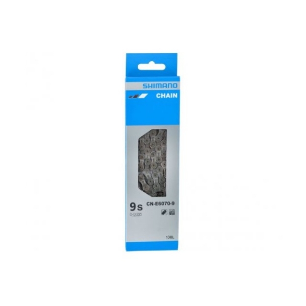Obrázek Řetěz SHIMANO STePS CN-E6070-9 9sp 138čl. s čepem