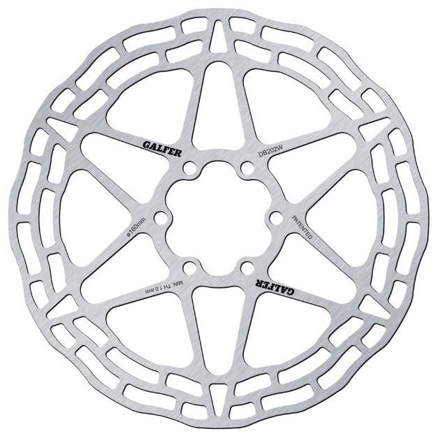 Obrázek Galfer brzdový kotouč Fixed Wave Trial 160mm - uchycení šrouby