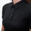 Obrázek SENSOR MERINO ACTIVE POLO dámské triko kr.rukáv černá