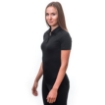 Obrázek SENSOR MERINO ACTIVE POLO dámské triko kr.rukáv černá