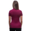 Obrázek SENSOR MERINO ACTIVE POLO dámské triko kr.rukáv lilla