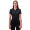 Obrázek SENSOR MERINO ACTIVE POLO dámské triko kr.rukáv černá