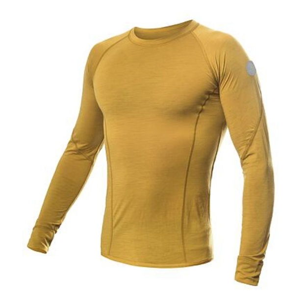 Obrázek SENSOR MERINO AIR pánské triko dl.rukáv mustard