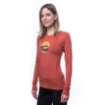 Obrázek SENSOR MERINO ACTIVE TRIGLAV dámské triko dl.rukáv terracotta