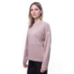 Obrázek SENSOR MERINO UPPER traveller dámská mikina dusty pink