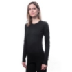 Obrázek SENSOR MERINO AIR dámské triko dl.rukáv černá