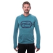 Obrázek SENSOR MERINO UPPER OUTDOORS pánská mikina klokanka mint blue