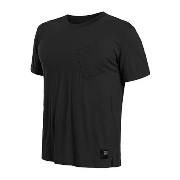Obrázek SENSOR MERINO AIR traveller pánské triko kr.rukáv černá