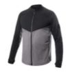Obrázek SENSOR COOLMAX THERMO pánská mikina celozip steel gray/černá