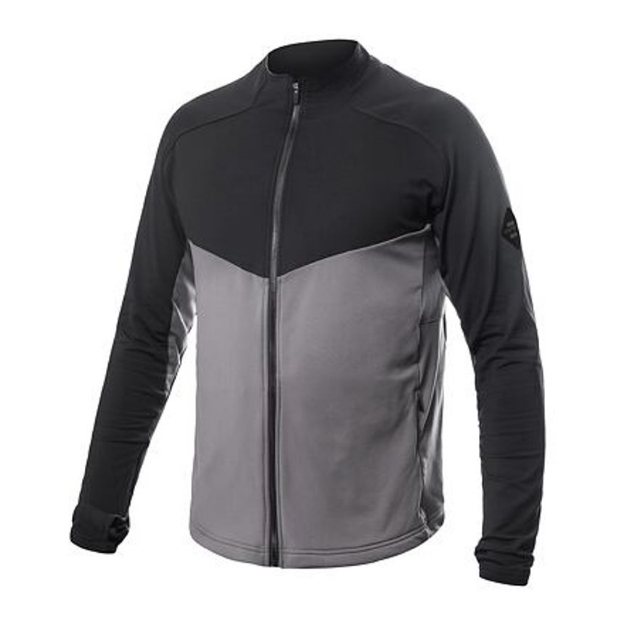 Obrázek SENSOR COOLMAX THERMO pánská mikina celozip steel gray/černá