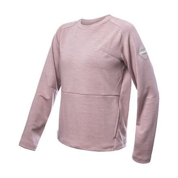 Obrázek SENSOR MERINO UPPER traveller dámská mikina dusty pink