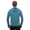 Obrázek SENSOR MERINO UPPER OUTDOORS pánská mikina klokanka mint blue