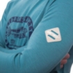 Obrázek SENSOR MERINO UPPER OUTDOORS pánská mikina klokanka mint blue