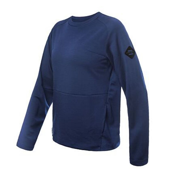 Obrázek SENSOR MERINO UPPER traveller dámská mikina deep blue