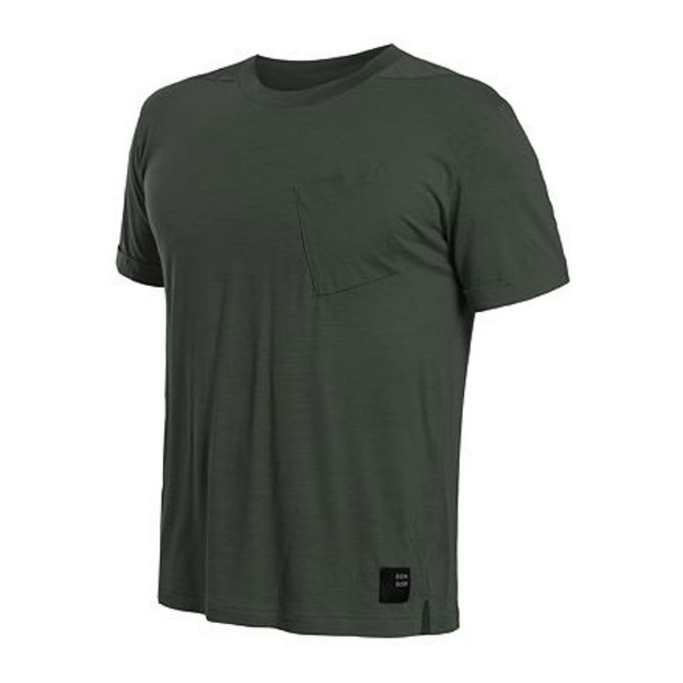 Obrázek SENSOR MERINO AIR traveller pánské triko kr.rukáv olive green