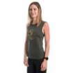 Obrázek SENSOR MERINO AIR FOX dámské triko bez rukávu olive green