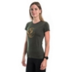 Obrázek SENSOR MERINO AIR FOX dámské triko kr.rukáv olive green