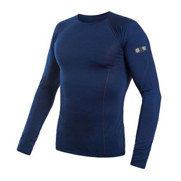 Obrázek SENSOR MERINO ACTIVE pánské triko dl.rukáv deep blue