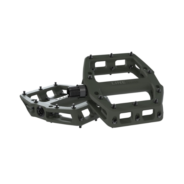 Obrázek Sada plochých pedálů Trek Line Elite Olive Green