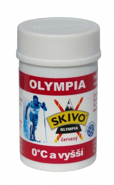 Obrázek vosk Skivo Olympia červený 40g