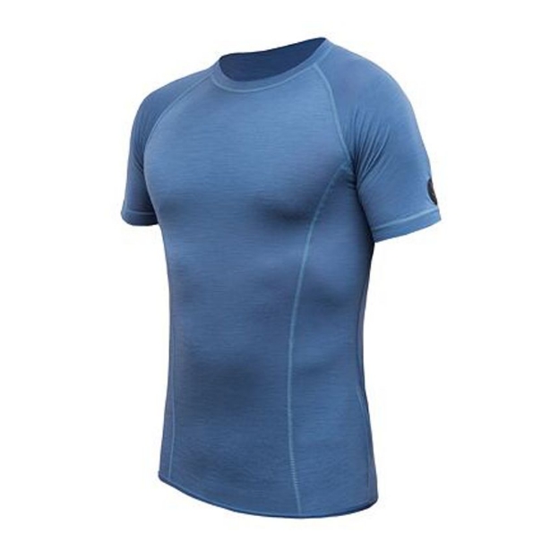 Obrázek SENSOR MERINO AIR pánské triko kr.rukáv riviera blue