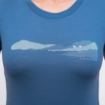 Obrázek SENSOR MERINO AIR HILLS dámské triko kr.rukáv riviera blue