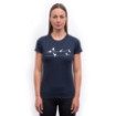 Obrázek SENSOR MERINO ACTIVE SONGBIRDS dámské triko kr.rukáv deep blue