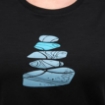 Obrázek SENSOR MERINO BLEND STONE dámské triko kr.rukáv černá