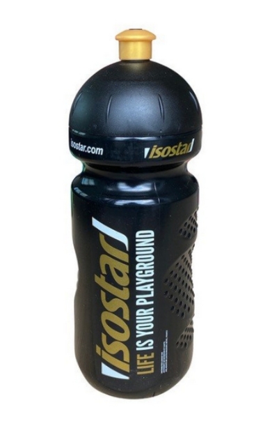 Obrázek Lahev ISOSTAR 650ml push pull černo-zlatá