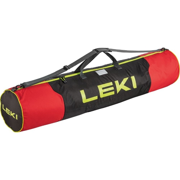 Obrázek Leki Pole bag Bright red-black-neonyellow