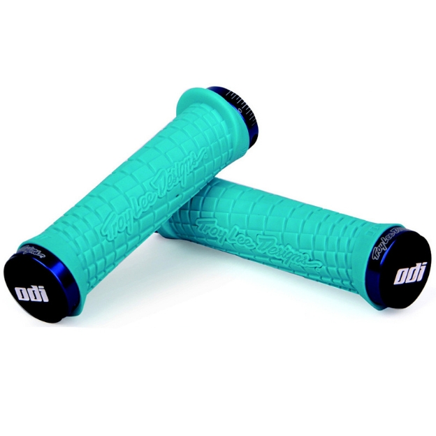 Obrázek Gripy MTB ODI Troy Lee Designs Lock-On bonus pack Aqua