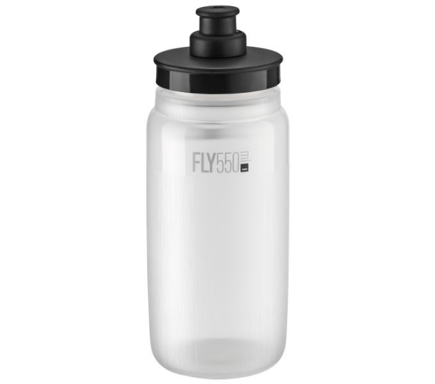 Obrázek Lahev ELITE FLY TEX čirá/černé víčko 550 ml