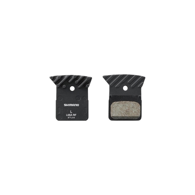 Obrázek SHIMANO brzdové destičky L05A-RF polymer+chladič Flat mount 1 pár
